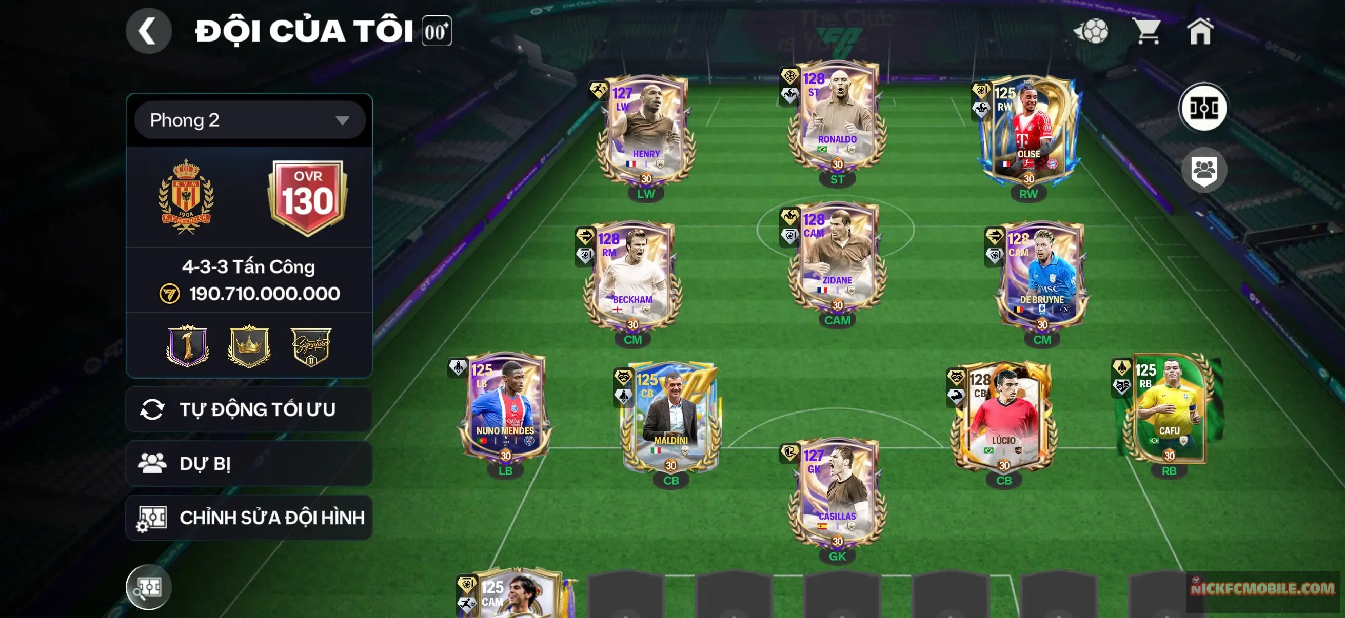 LLs17 : Beckham ( box chữ kí ) + Kaka