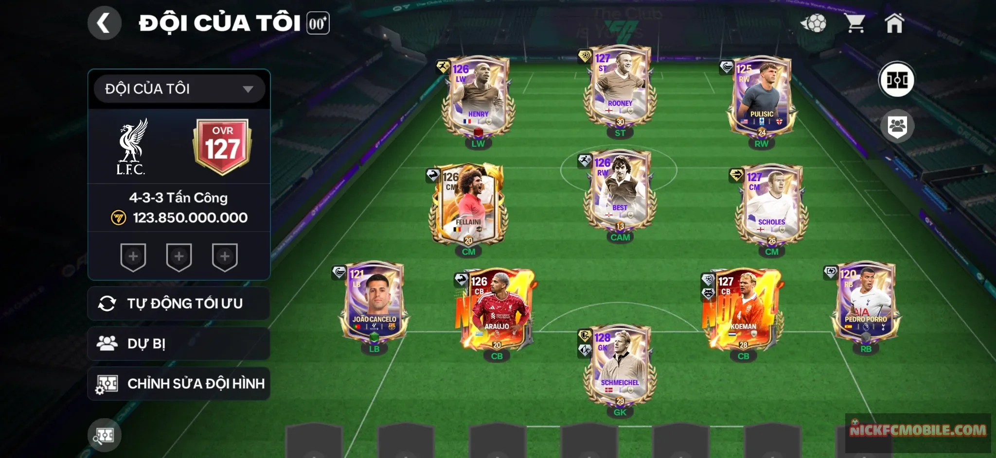 OVR 127 - Dư 25k mảnh hh.