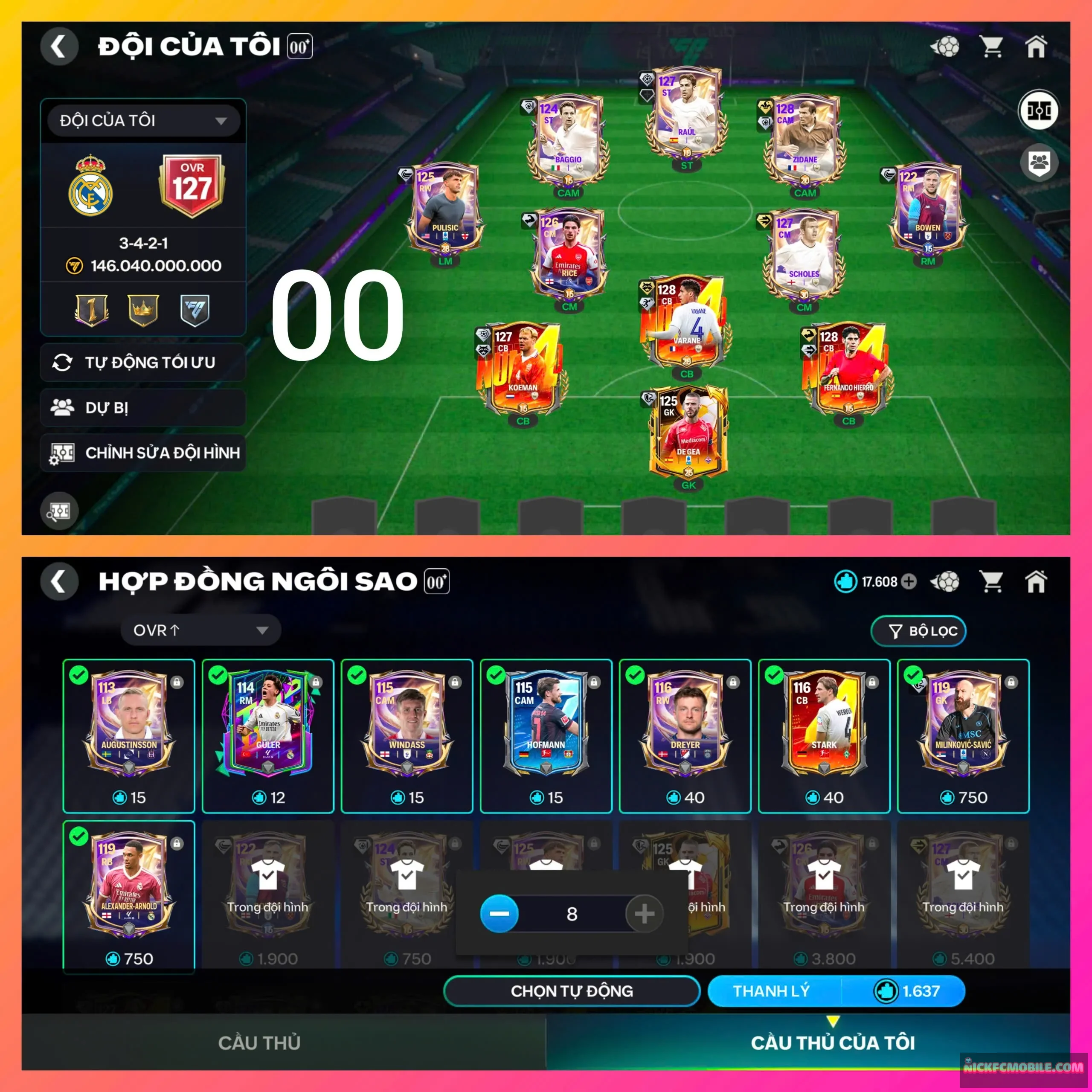 Ms00. Siêu Phẩm. 128x3 zidan,2cb( cực hót). + 19K mãnh HĐ. Đã mở sổ vé T10