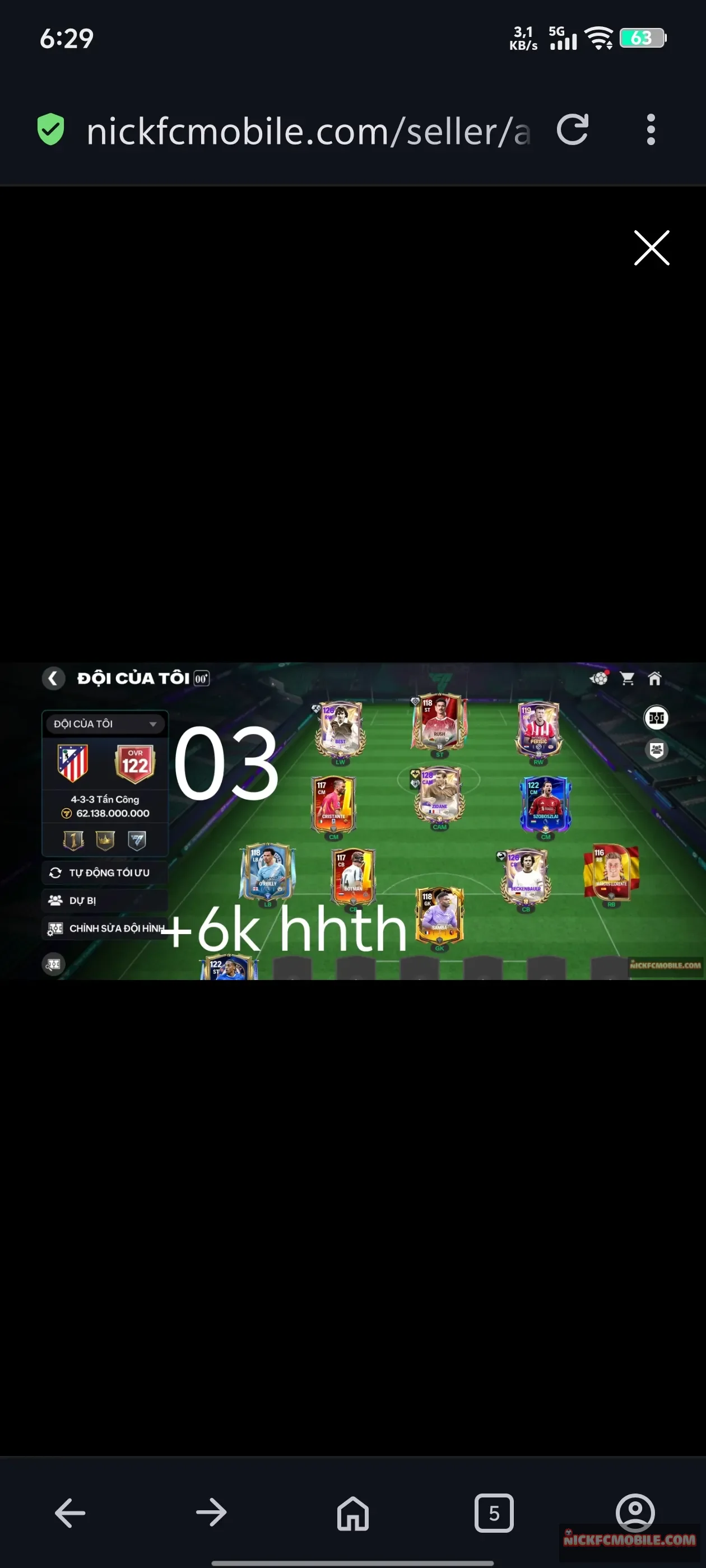 Ms03. Reg zidan128 + 6k hhth