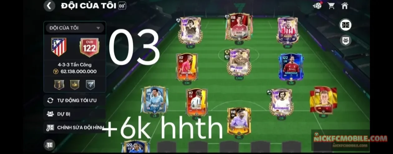 Ms03. Reg zidan128 + 6k hhth