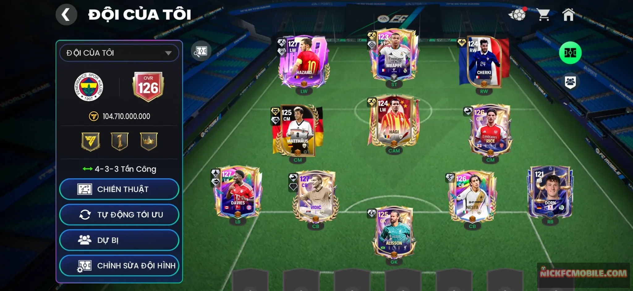 OVR 126 : Hảzard + Mp3 + Cherki + Netsa.