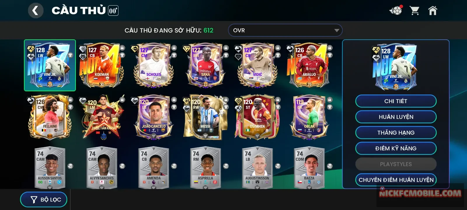 Vini jr,1,4b coin có messi nhiều 122