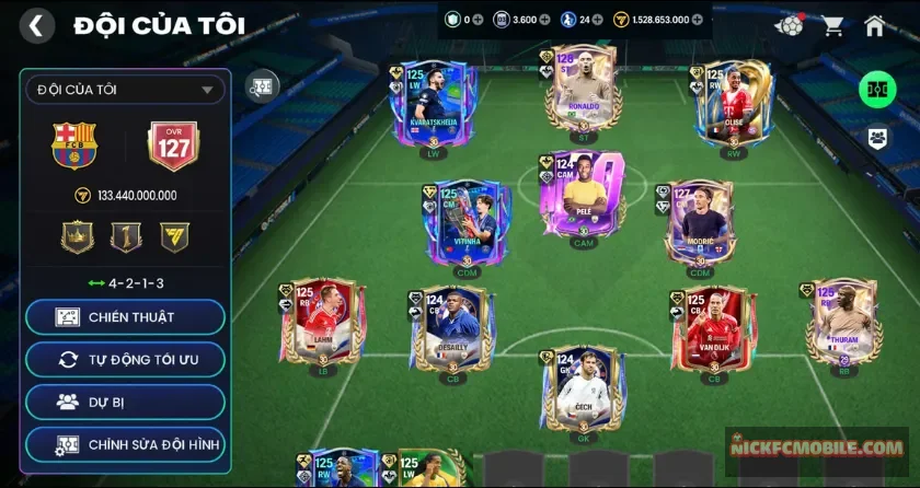 Ovr 127, Rô béo, Pele