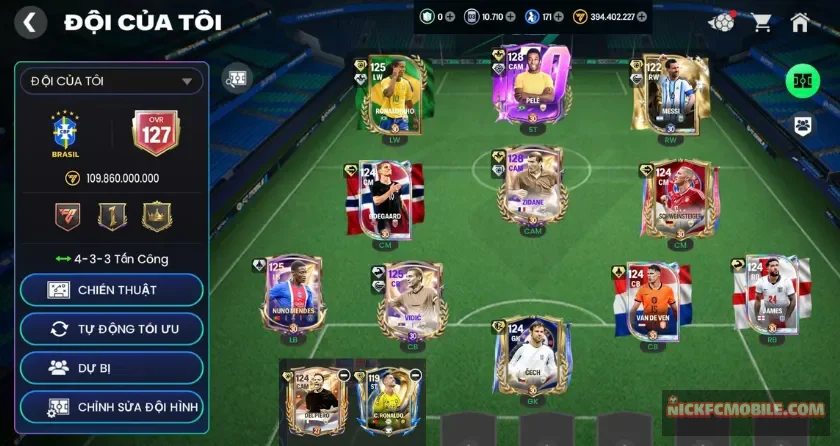 Ovr 127. Pele, Zidane