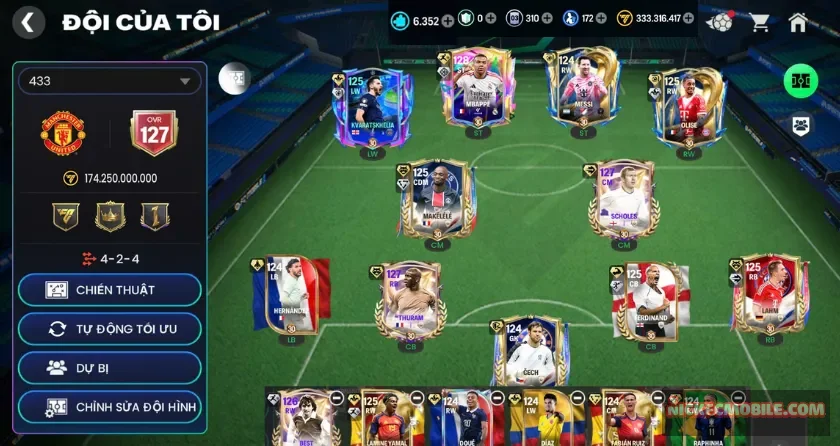 Ovr 127, 6K mảnh
