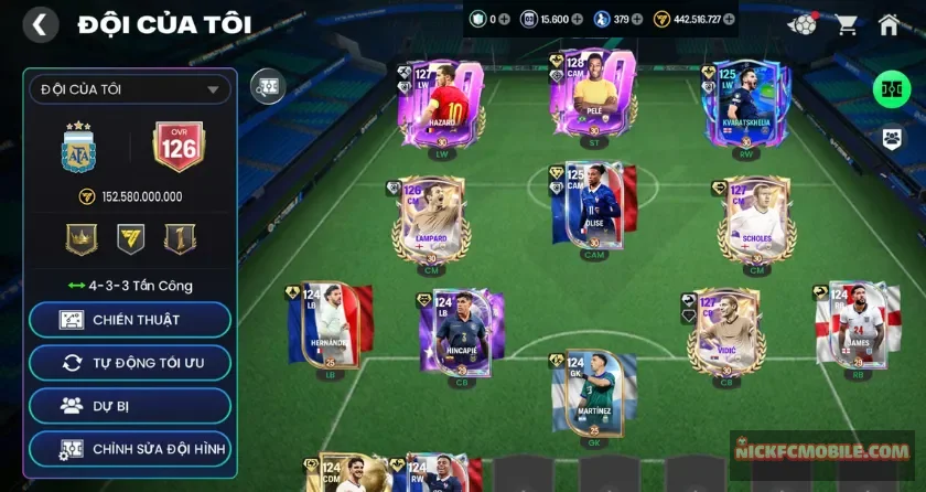 Ovr 126, Pele
