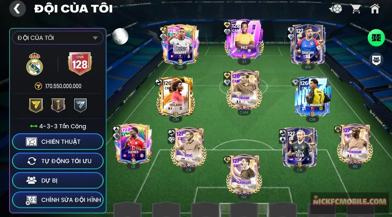 ĐH 170B  3 CON 123 + 6 CON 122   Garena TTT    SỐ 2