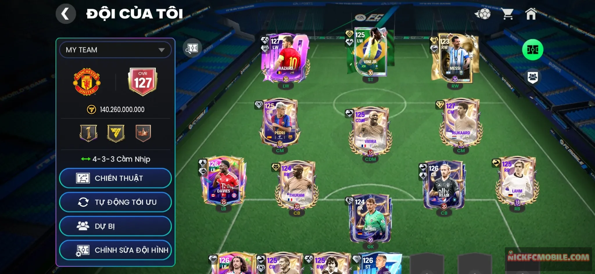 Ovr127 - khung đẹp + dư 32k mảnh trao đổi đã mở full sổ