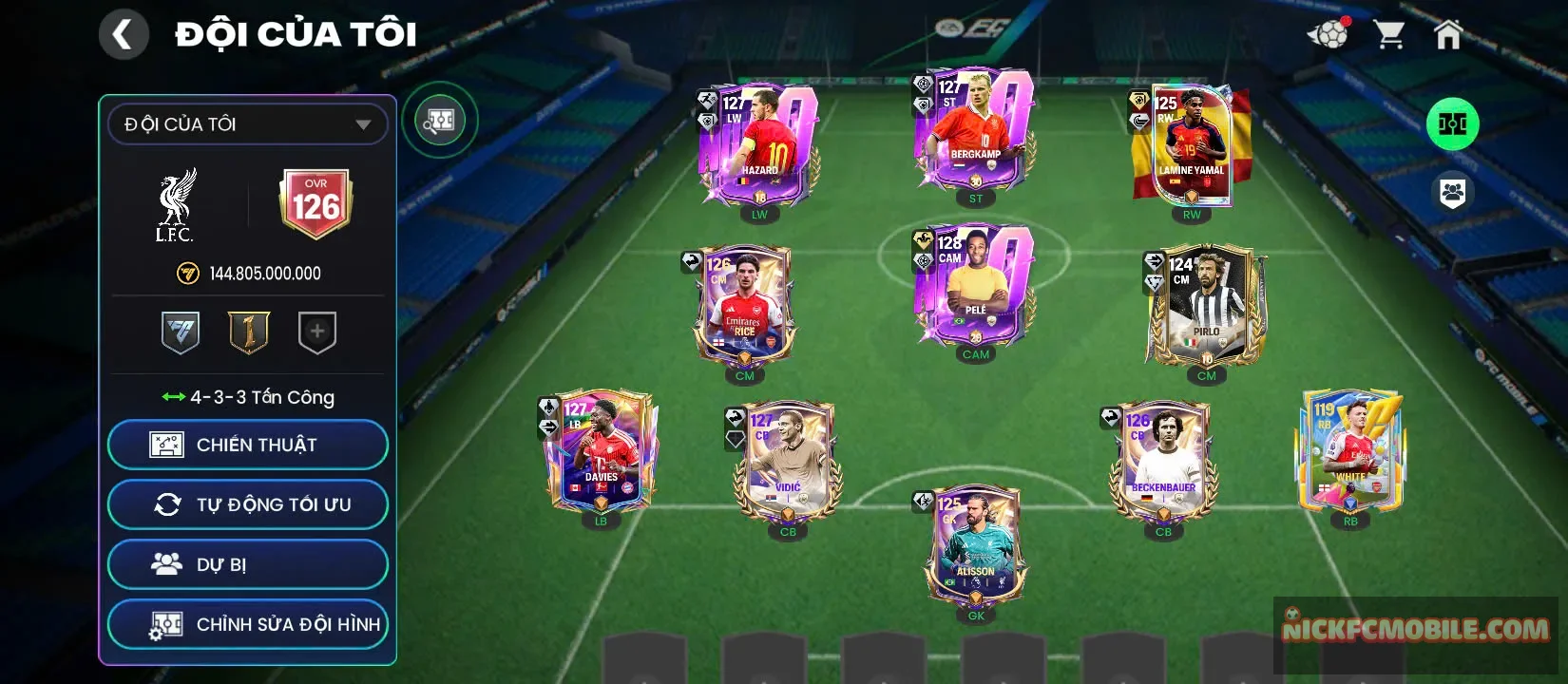 Ovr 126, Pele