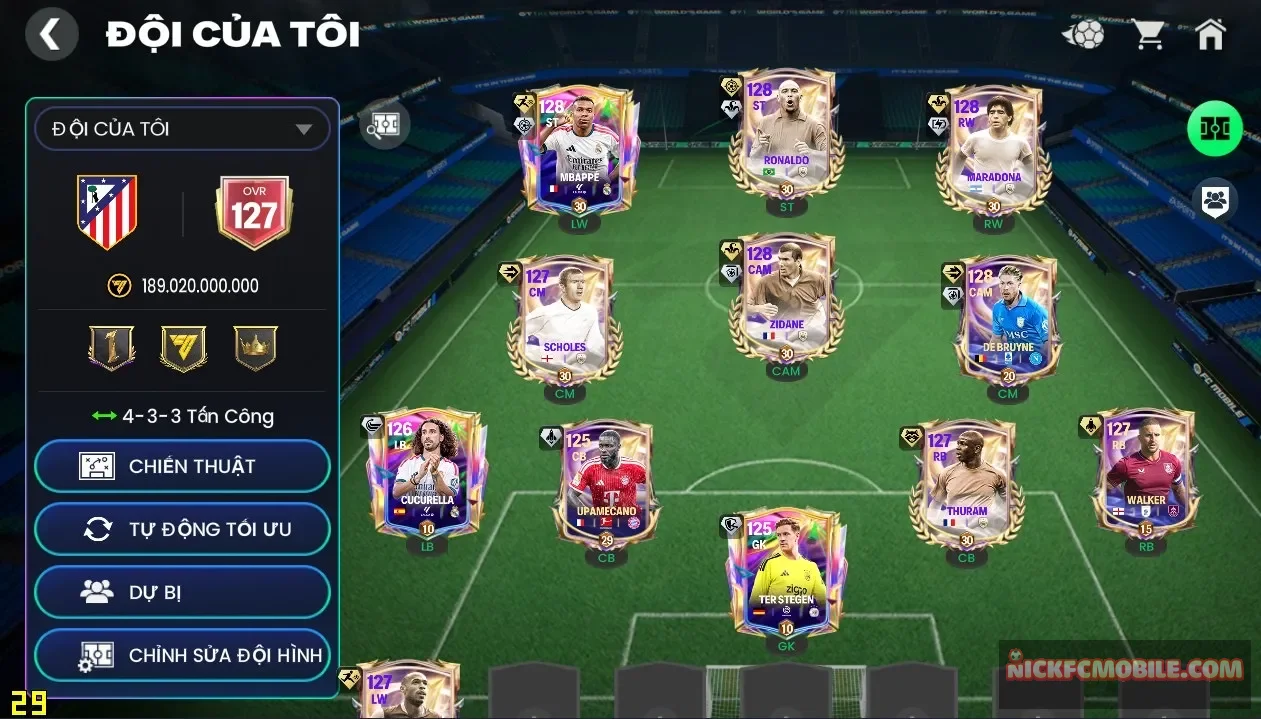 ĐH 189B  5 CON 123 + 4 CON 122   Garena TTT     SỐ 6