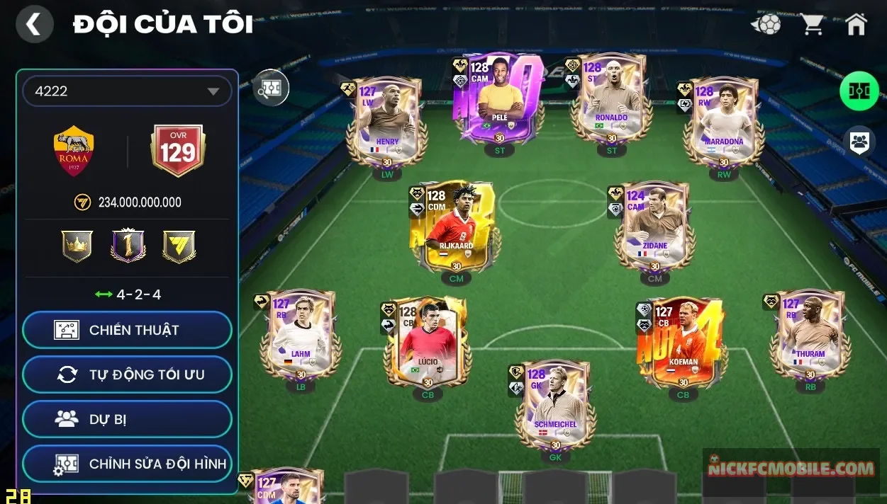 ĐH 234B  7 CON 123 + 5 CON 122 + 30K ĐIỂM HỢP ĐỒNG ĐỔI CẦU THỦ   Garena TTT     SỐ 10