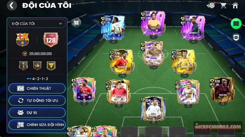 ĐH 215B   8 CON 123 + 4 CON 122   Garena TTT     SỐ 8