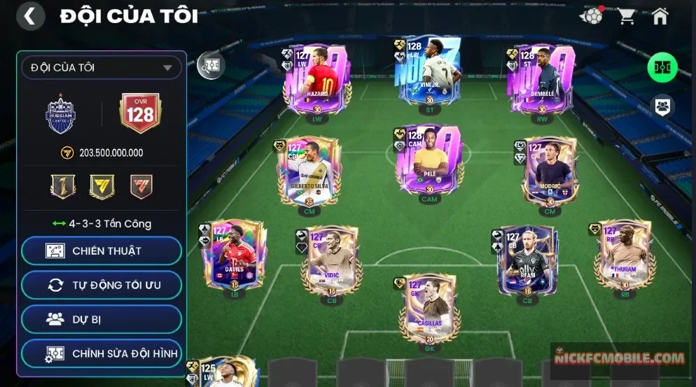 ĐH 203B  3 CON 123 + 9 CON 122   Garena TTT     SỐ 10