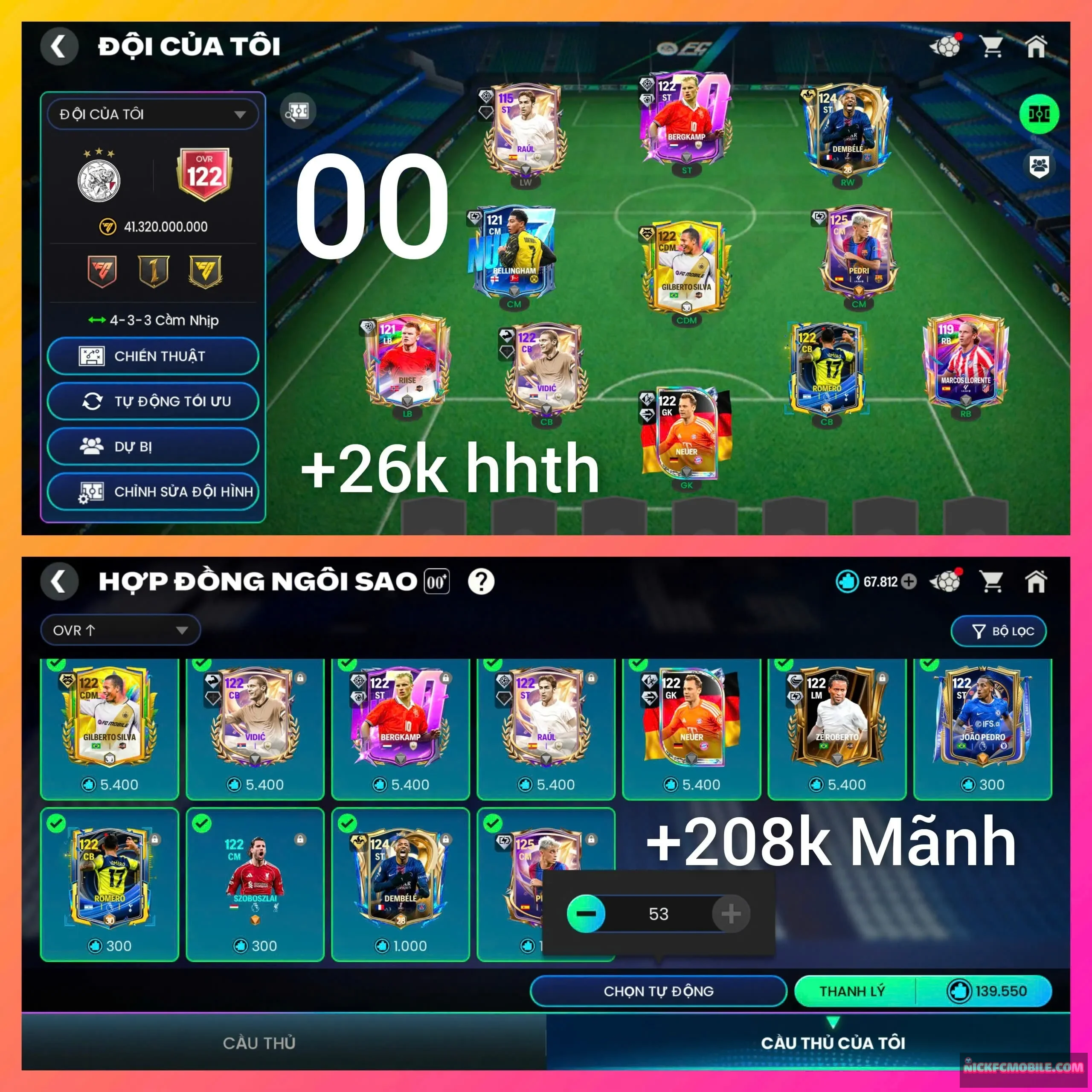 Ms00. Reg 208k Mãnh HĐ+ 26k hhth+đã Max Huy Hiệu. Đã mở sổ Vé T10.