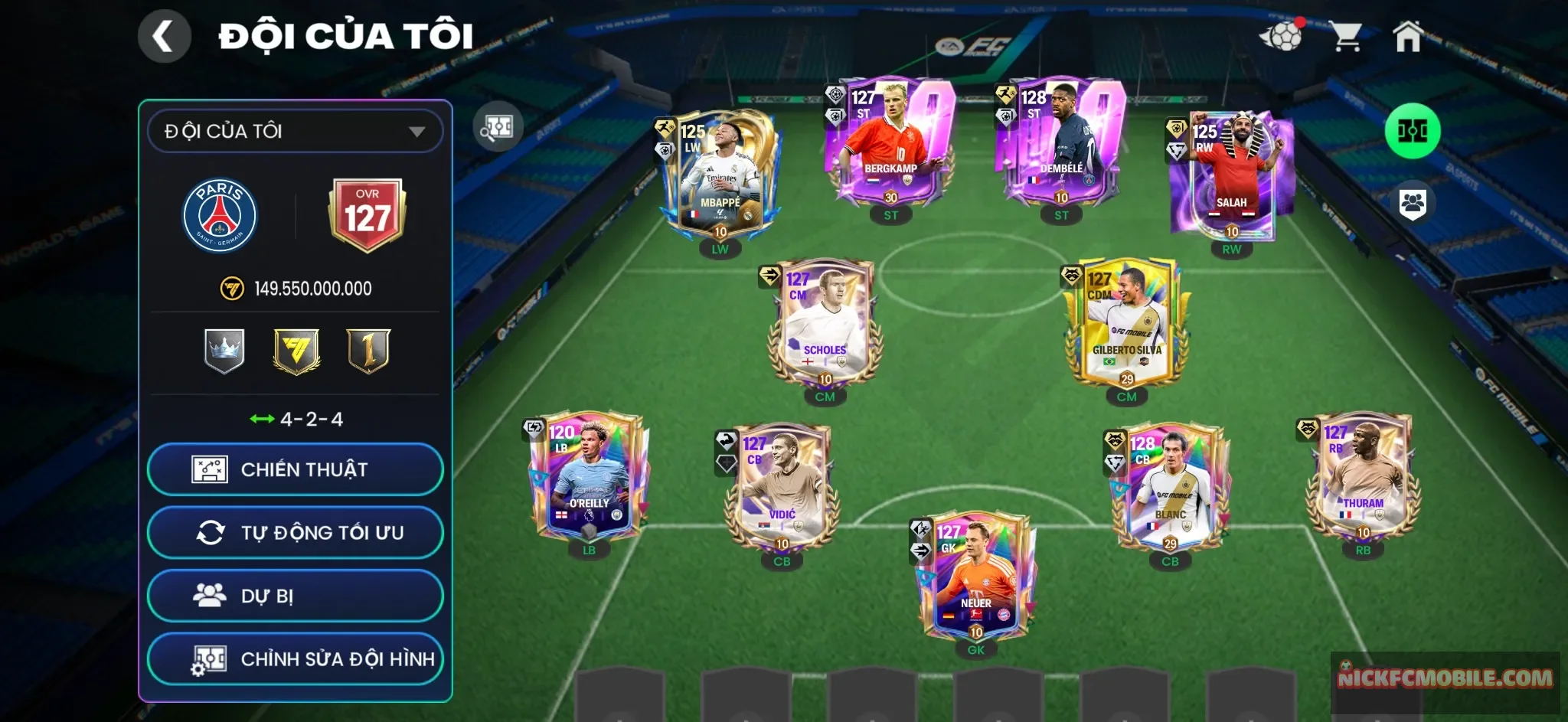 Dem + Blanc + Mp3 + Salah + 33 vòng nổ quà A.
