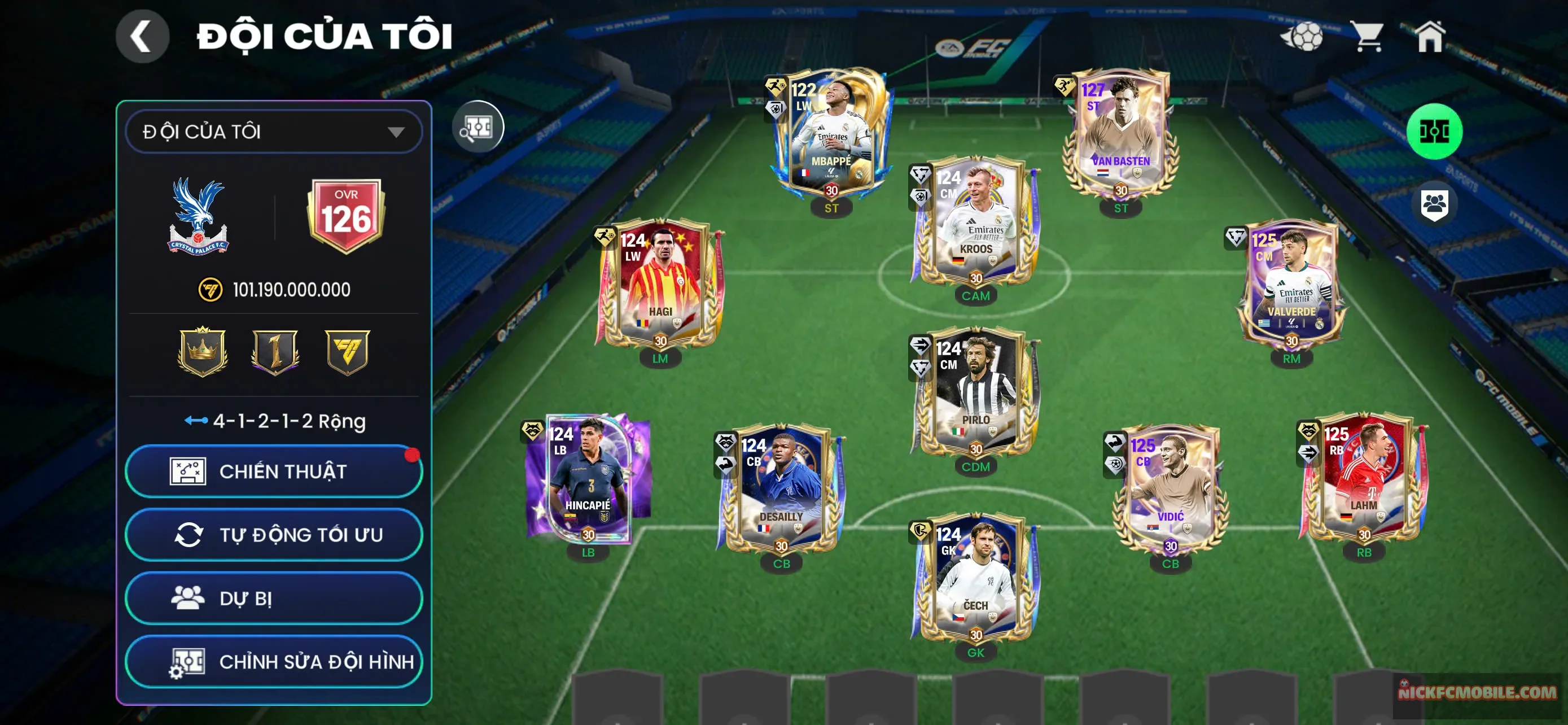 ms588 hàng ngon ovr 126 cho ae trải nghiệm game, có m3p utots