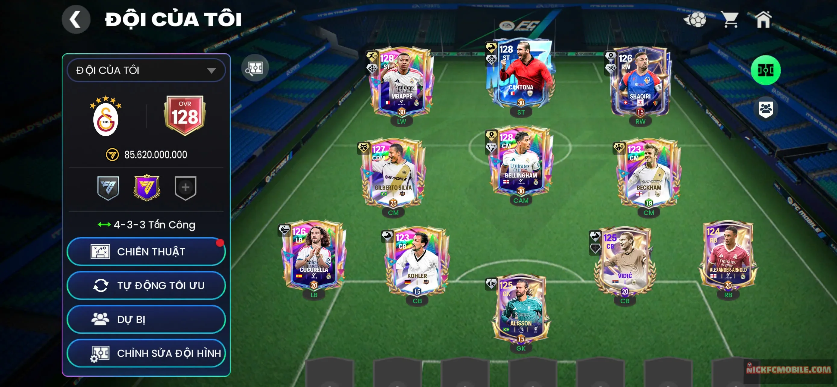 ms587 hàng ngon ovr 128, nhiều thẻ hot meta