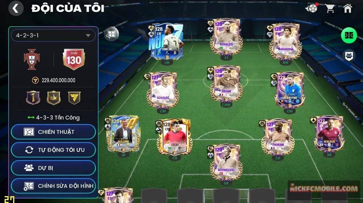ĐH 229B  OVR 130   7 CON 123 + 4 CON 122    Garena SĐT CHỜ ĐỔI  6/11    SỐ 1