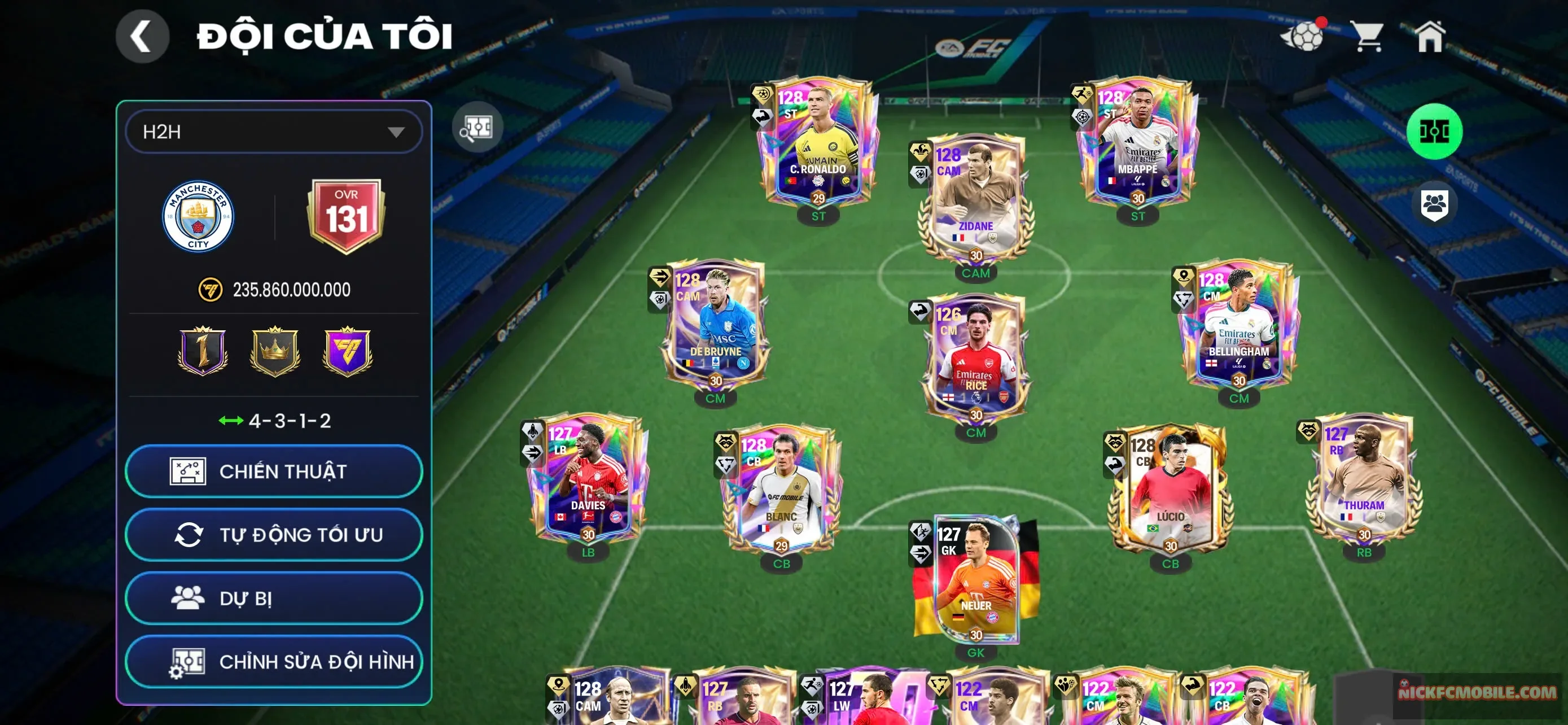 LLs14 : OVR 131 + 8con 123 + Thurum Bán được 8B coin + 81k mảnh.