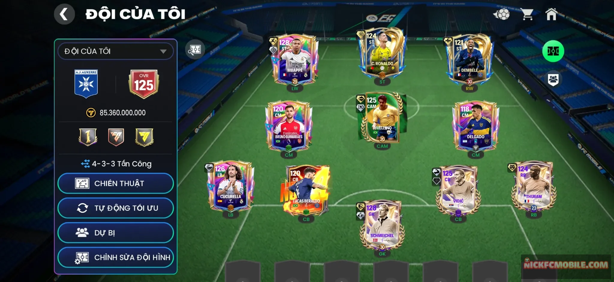 OVR 125 : 2 con 123 + 25 vòng nữa nổ quà A.