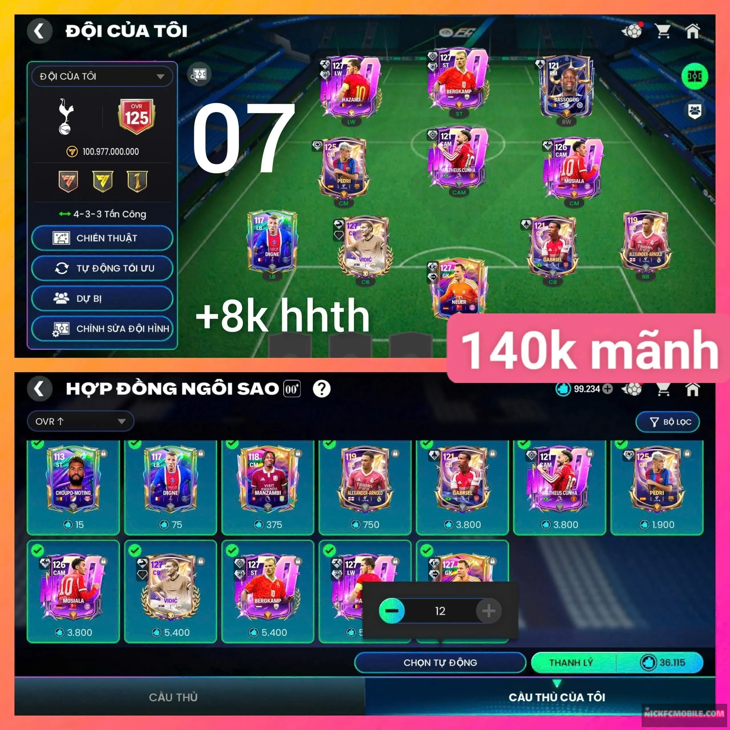 Ms07. Reg 140k Mãnh HĐ. +8k hhth. Đã mở sổ Vé T10. Cho ae tự bill ĐH