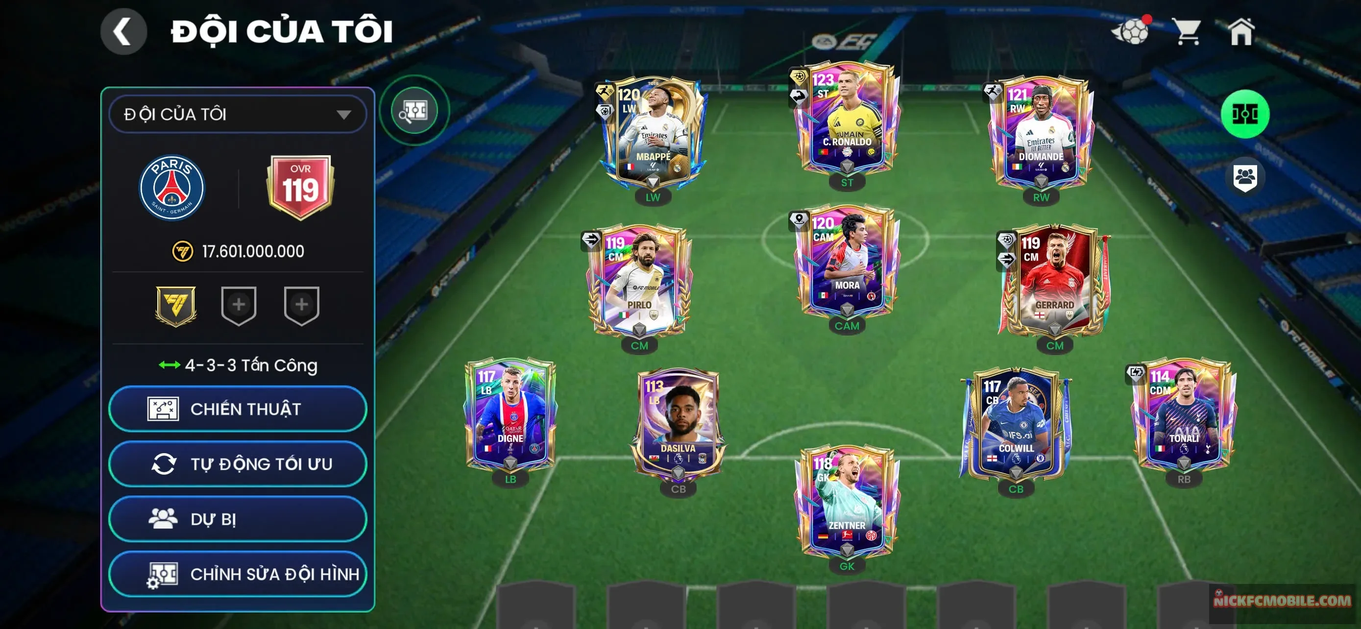 Ms09. Cr7 + m3p cho ae FAN